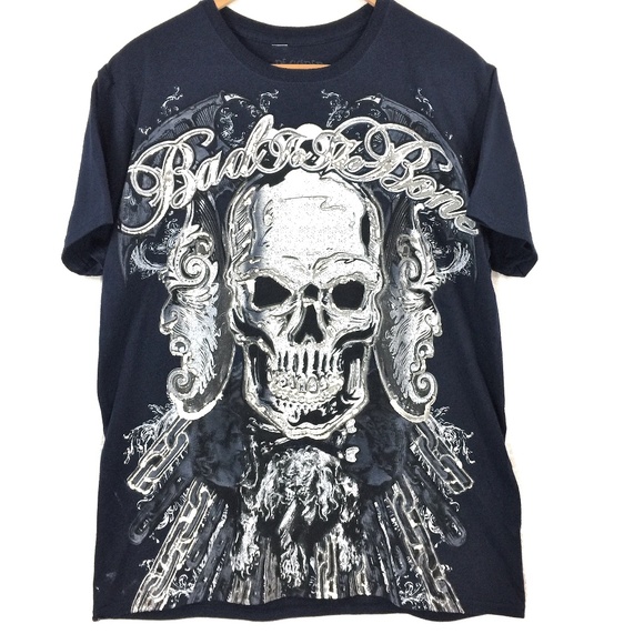 Decoded Other - Decoded Blue Graphic Tee, Short Sleeve, Size Med